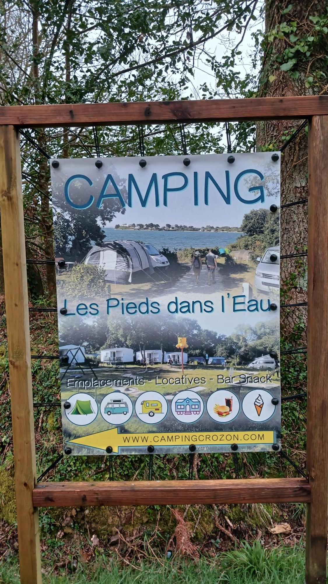Hebergements Camping "Les Pieds Dans L'Eau" โครซง ภายนอก รูปภาพ